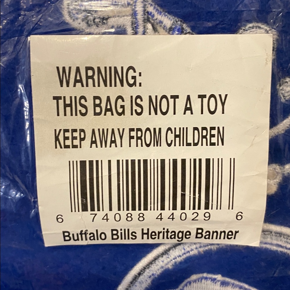 Buffalo Bills Heritage Banner, new in packaging - Picture 6 of 6